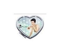 Cheap Sublimation Heart Shape Mirror for sale