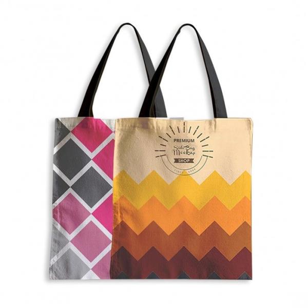 Cheap Sublimation Polyester Jumbo Canvas Tote Bags Reusable Canvas Bags Bulk for sale