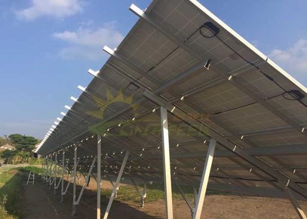 Cheap OEM Solar Panel Racking System , Durable Solar Pv Mounting Structure for sale