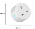 British Standard Mobile Phone Timer Switch Socket , Remote Control WIFI Smart