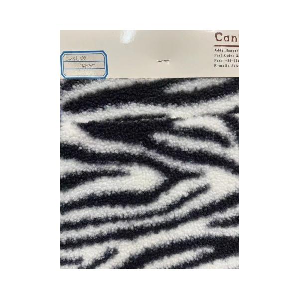 Cheap Custom Printed Teddy Fabric Warm 100% Polyester Knitted for Coat and Toy Width 58/60 for sale