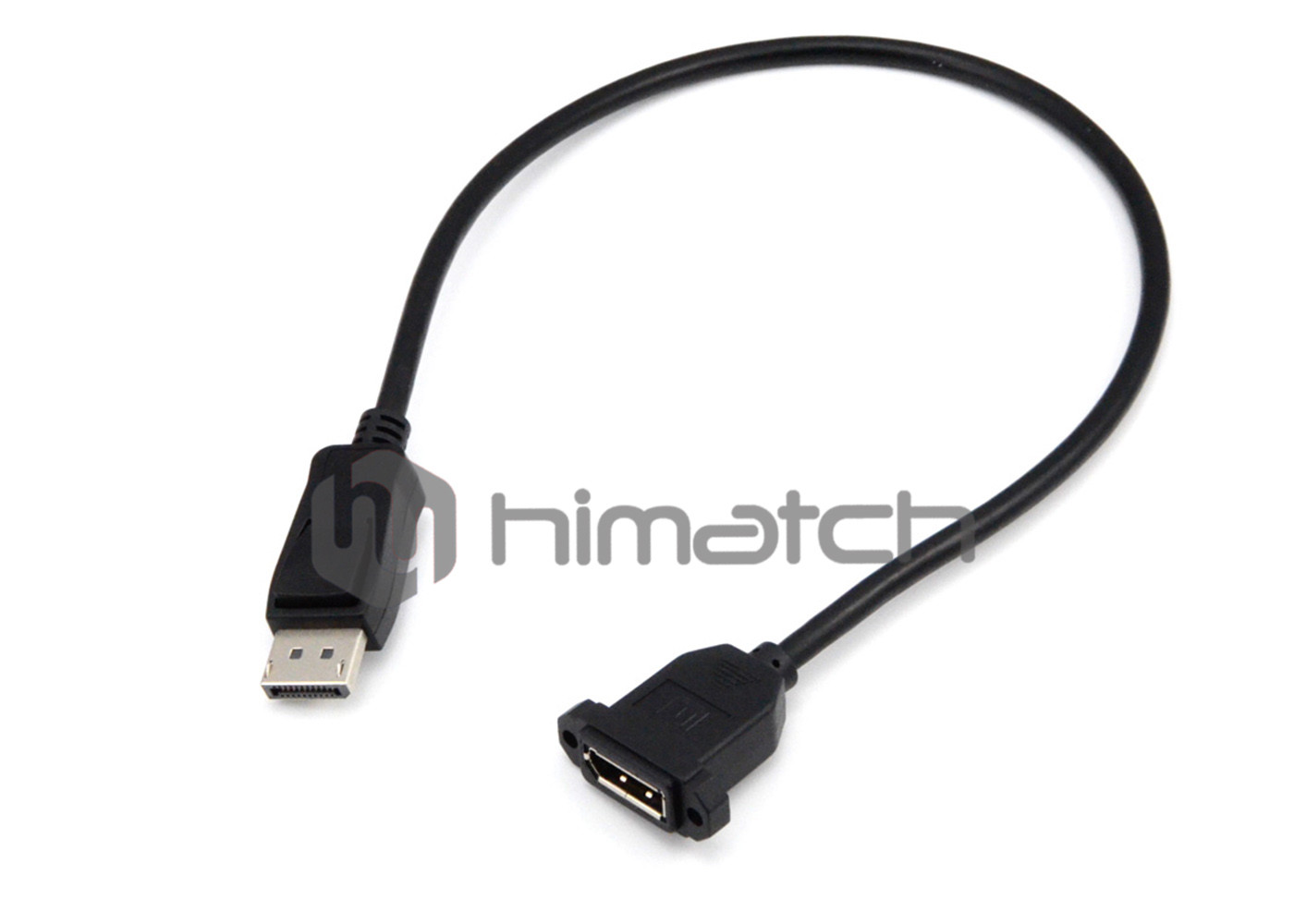 Professional Displayport 1.2 Cable Black Color For LCD Display Screen