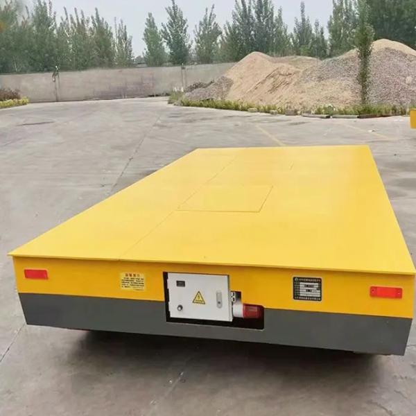 Cheap Electric Flat Car Forward Backward Left Turn Right Turn Pivot In Place Material Transfer Trolley for sale