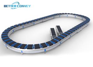 China High Speed warehouse Cross Belt Sorter System on sale