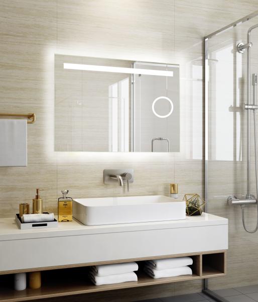 Cheap Silver Lenses Material Modern Wall Mounted Smart Mirror with Touch Switch Oval 60cm 3 for sale