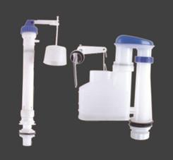 Cheap 8-1/2in Plastic Siphone Type Low Level Push Button Cistern Mechanism for sale