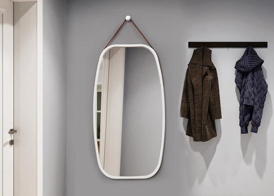 Cheap Modern Stylish Frame Existing Bathroom Mirror Anti Explosion Size Customized for sale
