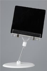 POS Table Display Stands , Top Clip Sign Holders PC for Retail Counter