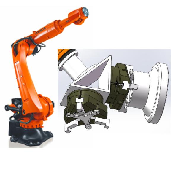 Cheap Kuka 6 Axis Robotic Arm KR 120 R2700-2 With CNGBS Customized Robot Gripper For Picking Robot for sale
