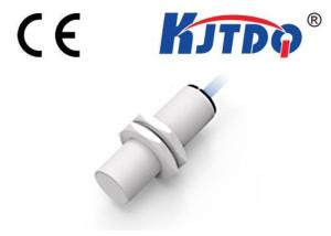 Flush Type Sensor , M18 Proximity Sensor Temperature Resist Yellow LED Indicator