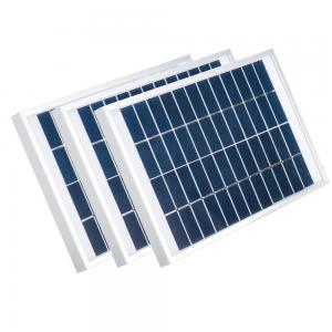 China Small Glass Solar Panel 5w 12v Polycrystalline Solar Cell For Led Light on sale