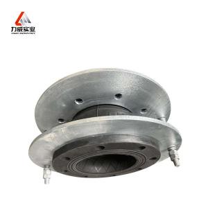 Best Custom Anticorrosive Wear-Resistant Hot-Dip Galvanized Flange Single Ball Flexible Rubber Joint wholesale