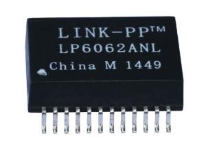 APL-060B Single Port  Discrete Transformer Gigabit For PoE Application LP6062ANL