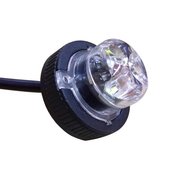 Cheap New 3W Leds  strobe hide-a-way car police warning flash light,LED Flares ，Strob LED Warnleuchten, signalisation for sale