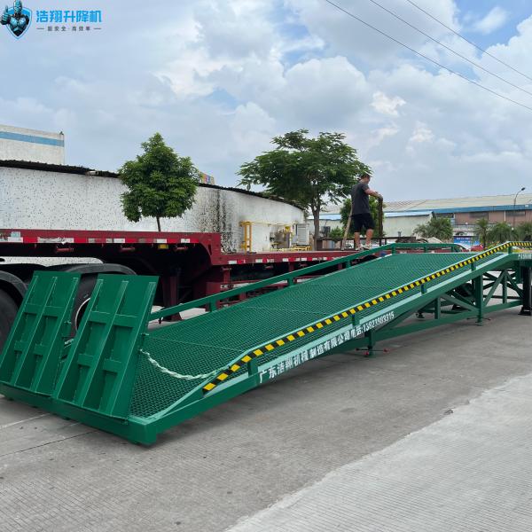 Cheap DCQH10T-10M Mobile Container Ramp for Forklift Used Loading Yard Ramp for sale