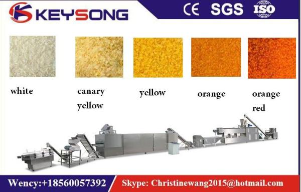 Cheap Full Automatic Breadcrumb Making Machine Twin Screw Extruder High Efficiency for sale