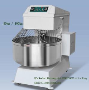 Best Safe Industrial Bread Mixer 100kg Bread Dough Mixer Machine Low Voltage Protection wholesale