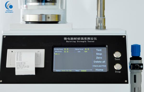 Cheap 0.01kpa Packaging Testing Instruments 1 / 100000 Power Resolution Adjustable for sale