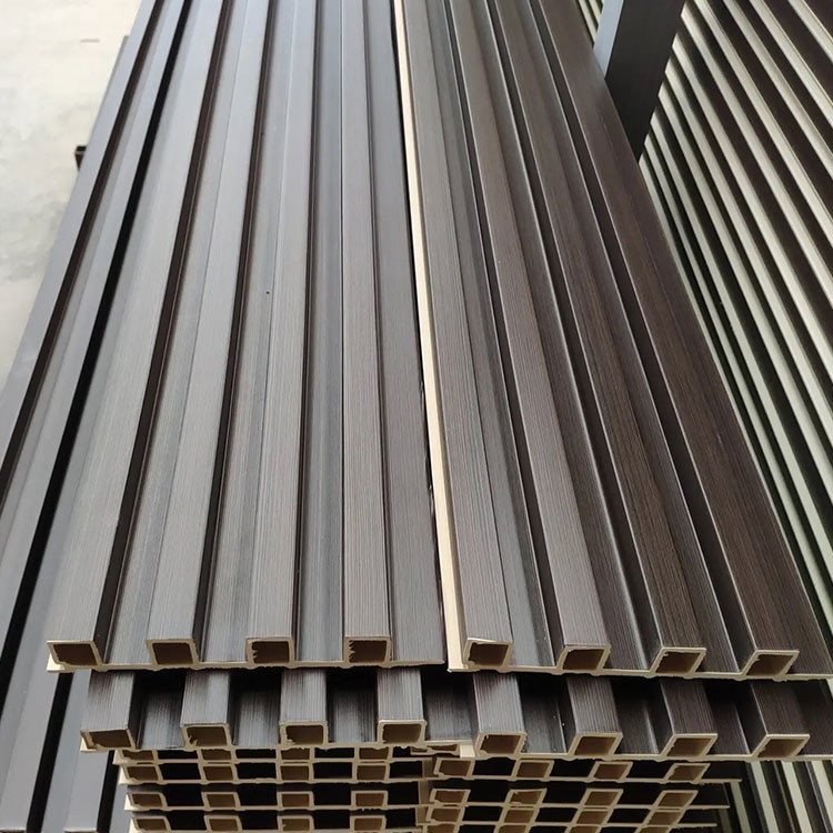Wood Plastic Composite Interior WPC Wall Panel Fluted WPC Wall Panel