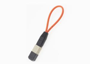 China mechanical SM MM MPO fiber optic loopback plug with Low Insertion Loss on sale