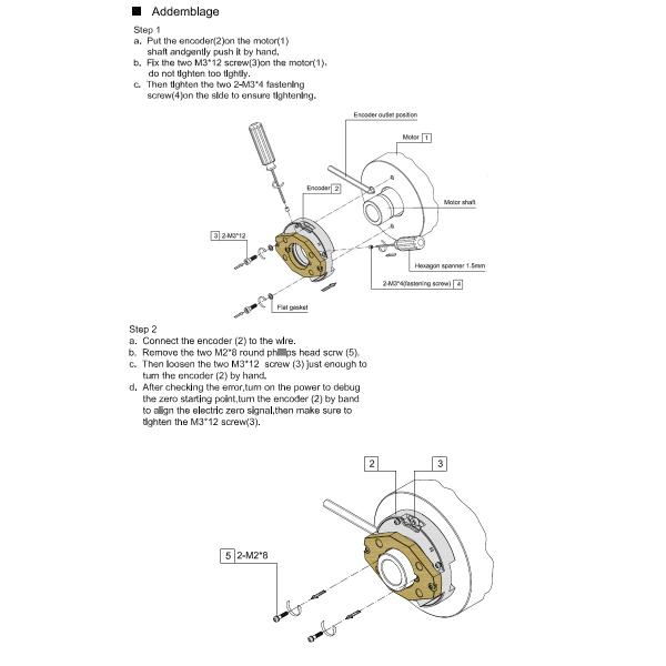 300mm Cable Length Bearingless Encoder With Flexible Flat Cable TTL Output