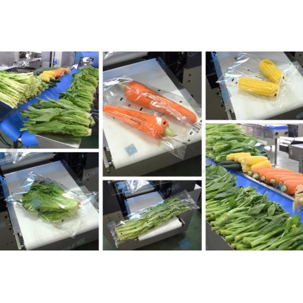 Automatic Vegetable Wrapping Machine Multifunctional Pillow Pack Machine