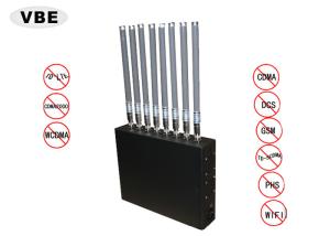 Best 8 Channels Cell Phone Reception Blocker , Mobile Phone Scrambler 6.5kg Net Weight wholesale