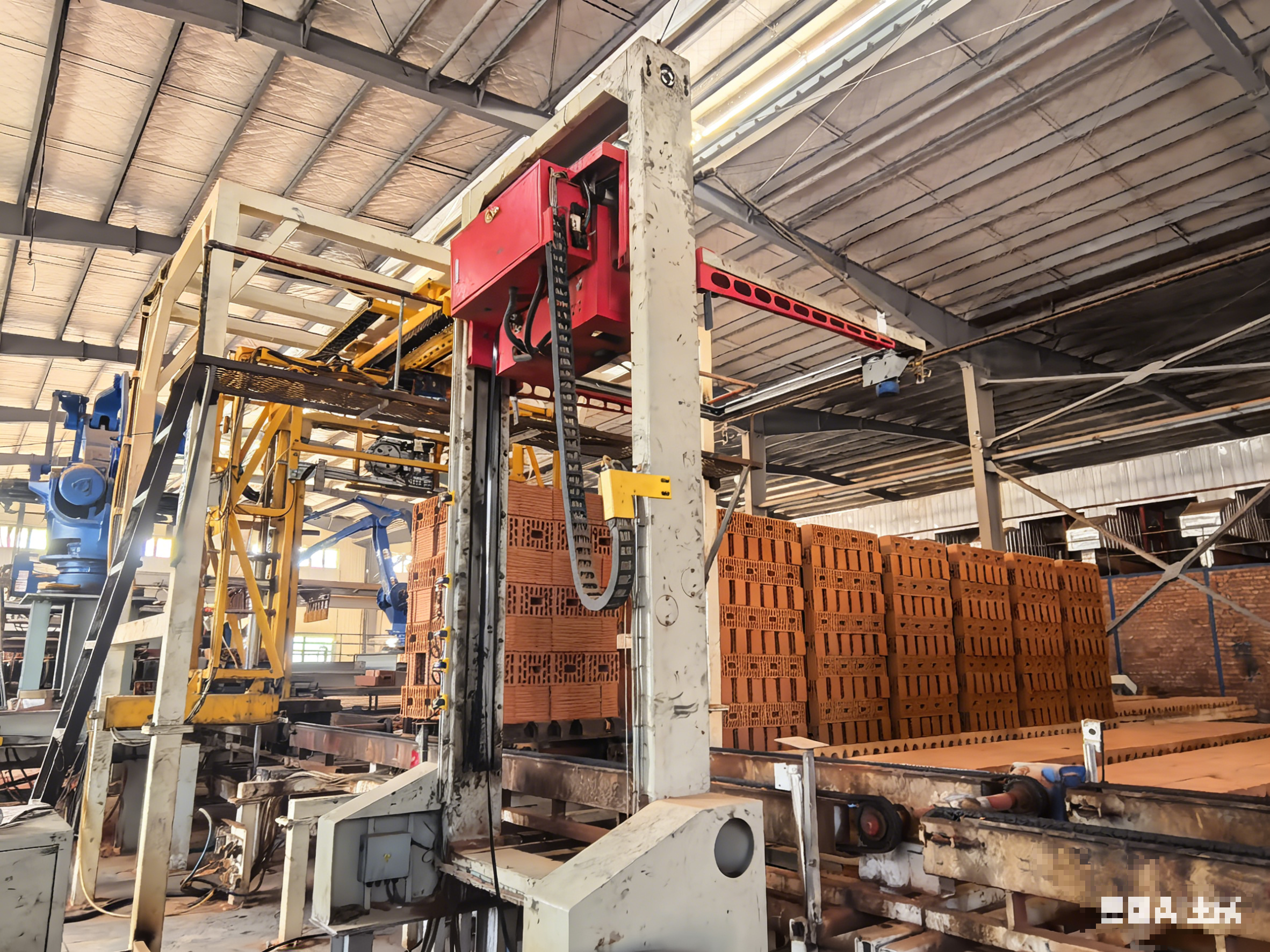 Automatic Unloading and Packaging System for Fired Bricks in Clay Brick Production Line with Tunnel Dryer，Tunnel Kiln