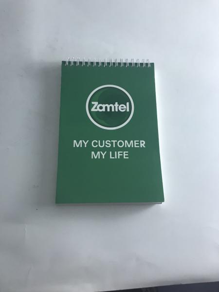 Cheap Custom Logo Spiral Bound Book Printing , School Student Recycled Spiral Book Printing for sale