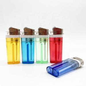 Best Torch Standard Flint Wheel Lighter Transparent Color Cigarette Lighter Customization wholesale