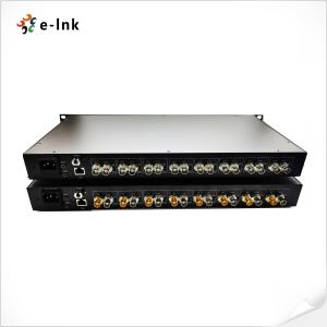 China 8Ch 3G-SDI plus 1Ch 10G Ethernet over Fiber Extender on sale