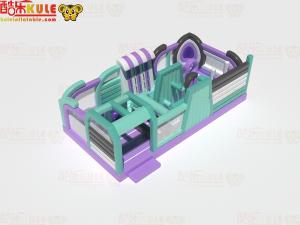 China Giant Inflatable Obstacle Course Small Size Indoor Playground on sale