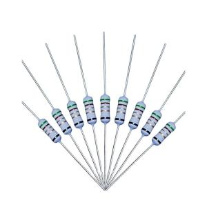 1/4w 1 ohm half short circuit resistance good fuse fixed resistor led color code