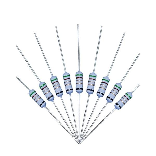 Cheap 1/4w 1 ohm half short circuit resistance good fuse fixed resistor led color code for sale