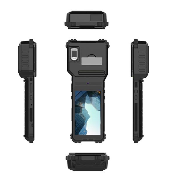 Cheap 4G WIFI Handheld Biometric Device Free SDK Android Barcode Scanner For Payment for sale