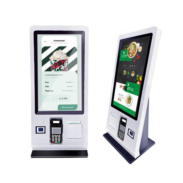 Cheap 23.6 Inch Touch Screen Self Service Payment Kiosk With RK3399 2G RAM 16G ROM for sale