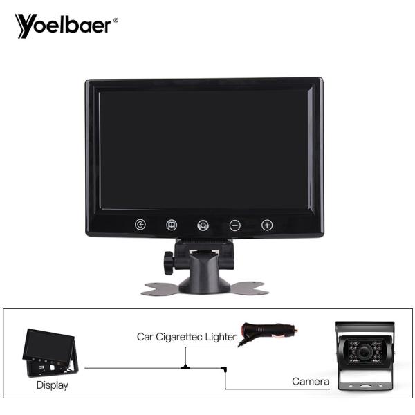 Cheap 9 Inch Vehicle Reversing Systems Single CCD , Auto Backup Camera Systems for sale