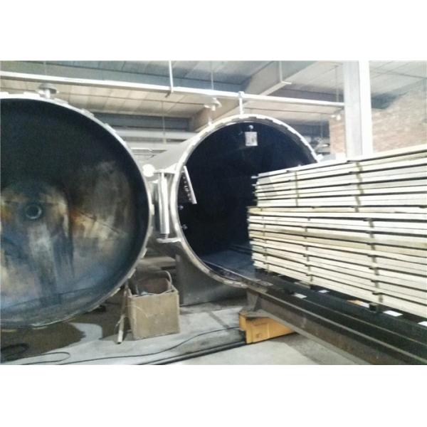 Impregnation Pressure Wood Heat Treatment Equipment Passed Government Test No Crack