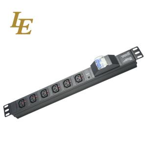 China 19 Inch 1u Iec C13 Type Rack Pdu Universal Socket on sale