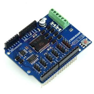 Best New L298P Shield R3 for Arduino UNO 2560 DC Motor Driver Module 2A H-Bridge 2 way wholesale