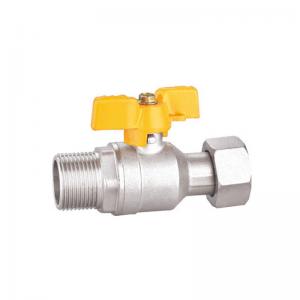 Best Forged Brass Ball Valve Butterfly Handle Manufacturers 100% Leak Tested wholesale
