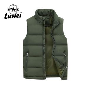 Best Padding Bubble Puffer Vest Outdoor Utility Zip Up Cotton Sleeveless Quilted wholesale