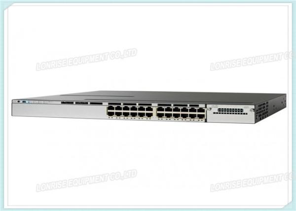 Cheap WS-C3850-24T-S Cisco Ethernet Network Switch C3850 Catalyst 24 Port Data IP Base for sale