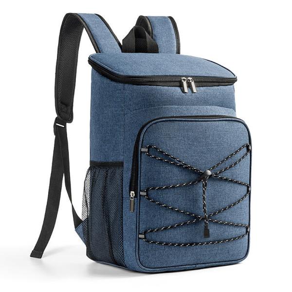 Cheap Premium Thermal Insulated Lunch Bag With Custom Printing 30L Blue for sale