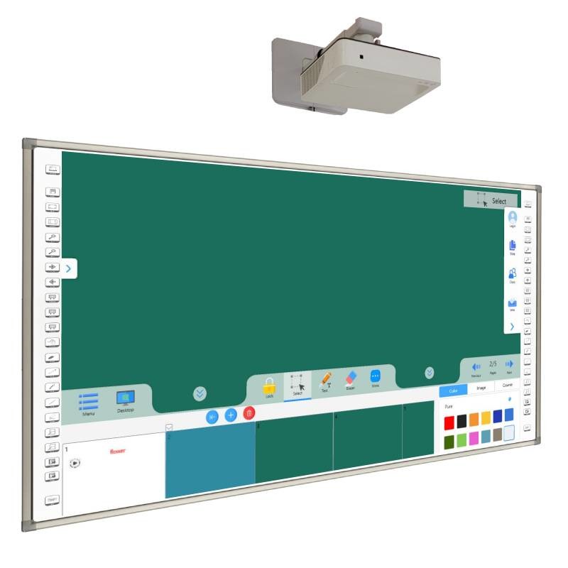 96" Infrared Interactive Whiteboard 10 Touch Points For Digital Classroom 2