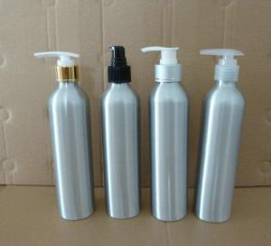 Best 300ml cosmetics aluminium bottle, lotion pump aluminium bottle, essence aluminium bottle wholesale