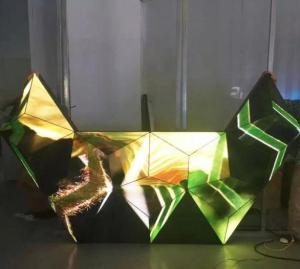 China Triangle Dj Club Diy Led Display 3d , Led Video Wall Panel For Stage / Concert / Tv Station on sale