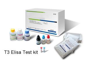 China TriiodothyronineT3 Elisa Kit Test Goat - Anti - Mouse Antibody Coated Microtiter Wells on sale