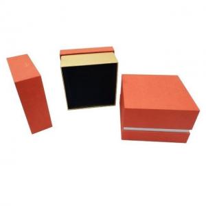 Best Gold Foil Stamping Logo Custom Paper Packaging Box 12x12x5cm Size With Foam Inside wholesale