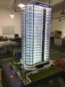 Best Handmade Acrylic Architecture Model / High Rise Building Model With Led wholesale